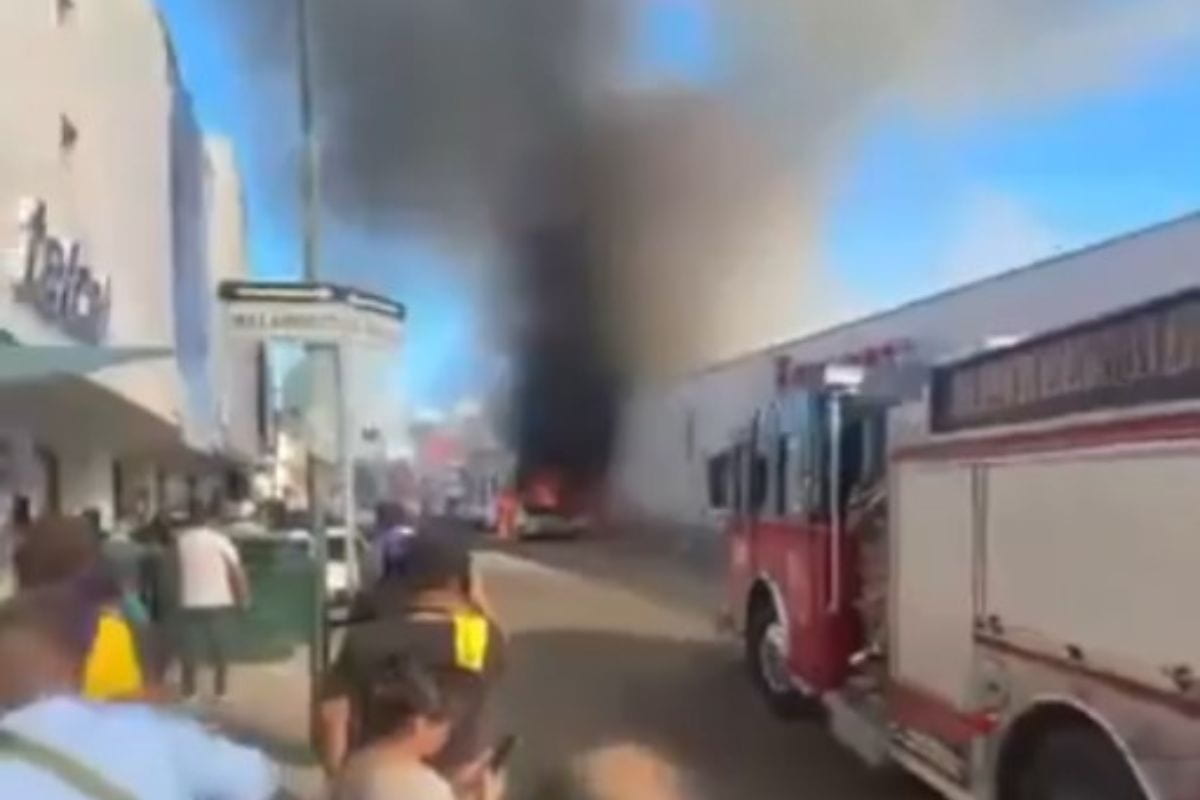 screen video X incendio discount in Messico